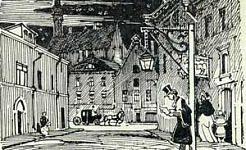Старый уличный фонарь (Сказка Андерсена), картинка