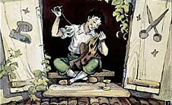 Храбрый портнишка (Сказка братьев Гримм), рисунок