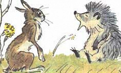 Ёж и заяц (Сказка Толстого Л.Н.), картинка
