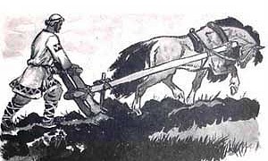 Микулушка Селянинович (Сказка Толстого Л.Н.), рисунок