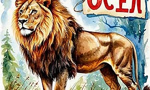 Лев и Ярлык - Басня Михалкова