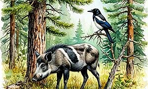 Дальновидная сорока - Басня Михалкова