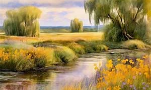 Ильинский омут - Паустовский, картинка