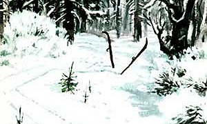 По следам (Сказка Бианки В.В.), картинка