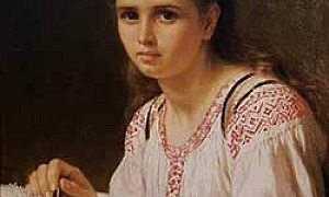 Кружевница Настя - Паустовский, картинка