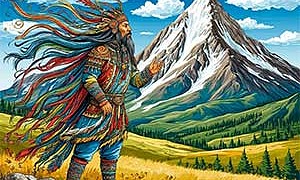 Как ветер к великой горе ходил - Якутские сказки