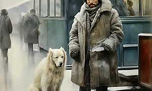 Старик в станционном буфете - Паустовский, картинка