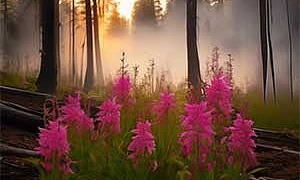 Заботливый цветок - Паустовский, картинка