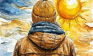Солнце и ветер (Сказка Толстого Л.Н.), картинка