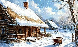 Первый снег - Суриков