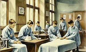 Приказ по военной школе - Паустовский, картинка