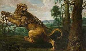 Лев и мышь - басня Льва Толстого