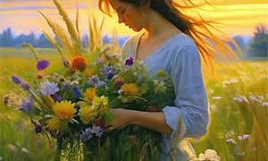 Шиповник - Паустовский, картинка