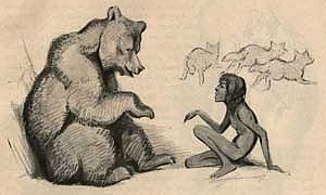 Охота питона Каа - Сказка Киплинга, картинка