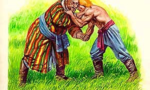 Как боролся русский богатырь (РассказТолстого Л. Н.), картинка