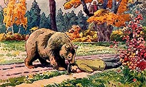 Два товарища - басня Льва Толстого