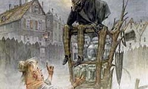 Блуждающие огоньки в городе (Сказка Андерсена), картинка