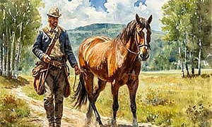 Лошадь и хозяева - басня Льва Толстого