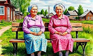 Две бабушки - Барто