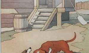 Собачья дружба - Басня Крылова