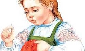 Как тётушка рассказывала о том, как она выучилась шить (Сказка Толстого Л.Н.), картинка