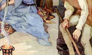 Могучий Ганс - Гримм, картинка