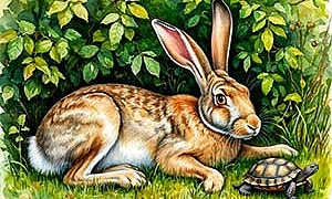 Заяц и Черепаха - Басня Михалкова