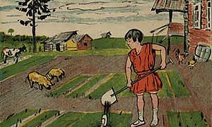 Что сделала Мура, когда ей прочли сказку «Чудо-дерево» (Стихи Чуковского), картинка