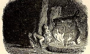 Домовой и хозяйка (Сказка Андерсена), картинка