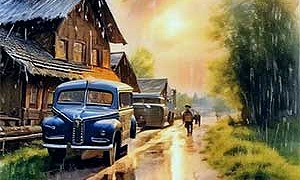 Какие бывают дожди - Паустовский, картинка