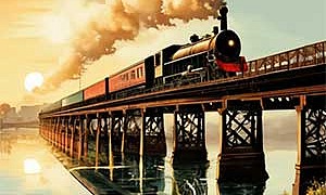 Спор в вагоне - Паустовский, картинка