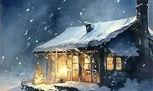 Снегопад - Паустовский, картинка