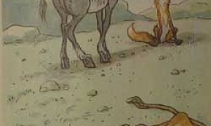 Лисица и Осёл - Басня Крылова