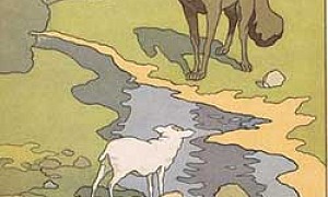 Волк и Ягненок - басня Льва Толстого