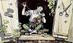 Храбрый портнишка (Сказка братьев Гримм), рисунок