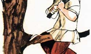 Глупый мужик (Сказка Толстого Л.Н.), рисунок