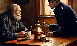 Колотый сахар - Паустовский, картинка