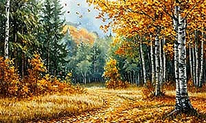 Осень - Лермонтов, картинка