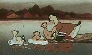 Сказка Серая Шейка, картинка