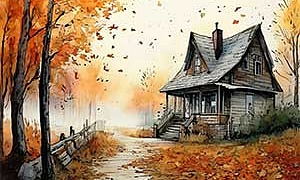 Осеннее утро - Пришвин