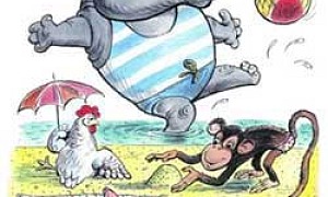 Про Бегемота, который боялся прививок (Сказка Сутеева В.Г.), картинка