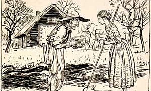 Умная дочь крестьянская - Гримм, картинка