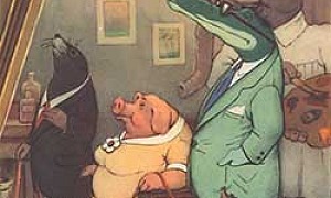 Слон-живописец - Басня Михалкова