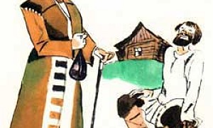 Избушка и дворец Избушка и дворец (Сказка Толстого Л.Н.), картинка
