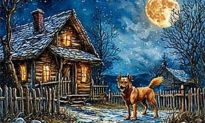 Собака и вор (Сказка Толстого Л.Н.), картинка