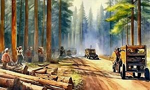 Скрипучие половицы - Паустовский, картинка