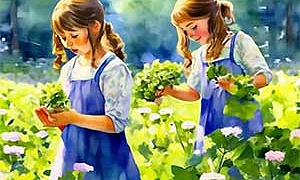 Груды цветов и трав - Паустовский, картинка