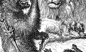 Лев, медведь и лисица - басня Льва Толстого