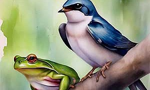 Квакша - Паустовский, картинка