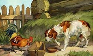 Петух да собака - Ушинский К.Д.